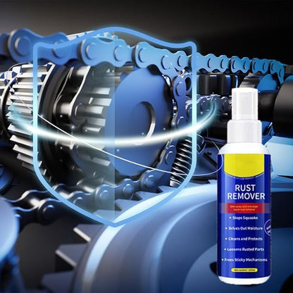 Anti-Rust Lubricant Spray & Rust Remover,Multi-Purpose Lubricant Rust Remover Spray with Protective Coating, Fast-Acting Formula & Easy Application, for Metal, Vehicles, Tools, Chains (1PC)