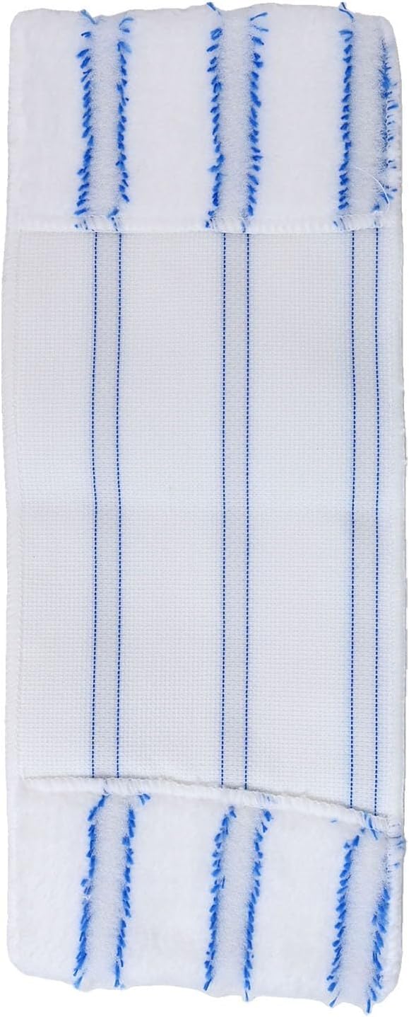 FABULETTA 2 Pack Replacement Mop Pads for Vaporflexi Brush, Microfibre Cleaning Cloths for Eco Pro 3.0 with Scrubbing Strips, Reusable Washable Floor Refills for Tough