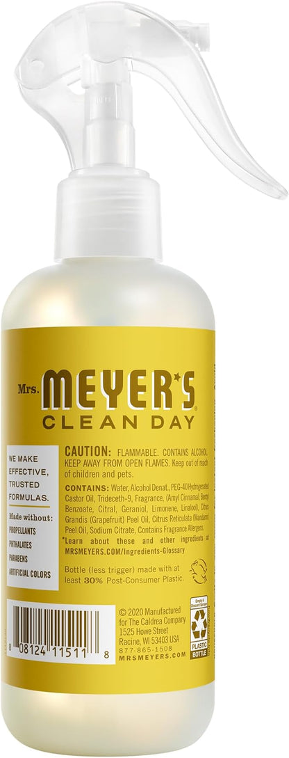 MRS. MEYER'S CLEAN DAY Room Spray, Daisy Scent, 8 Fl Oz Bottle