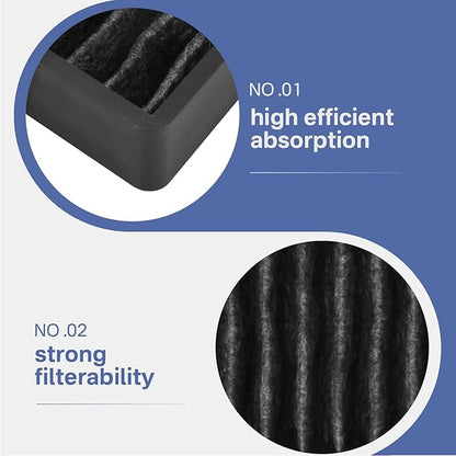 2 Pack 5230W1A003A Microwave Charcoal Filter Compatible with LG Kenmore GE Microwave Charcoal Air Filter Replacement WB06X10807 LMHM2237BD LMV1650ST LMV2031SB LMV2031ST PVM9005SJ8SS JVM7195SK6SS