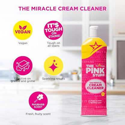 Stardrops - The Pink Stuff - The Miracle Cream Cleaner 16.91Fl Oz (Pack of 2)