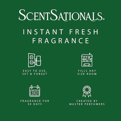 ScentSationals Under the Tree Fragrance Oil Plug In Air Freshener Refills 3-Pack - Works with Scentsationals Wall Plugs, Long-Lasting Home Fragrance, 0.8 fl oz Each, Packaging May Vary