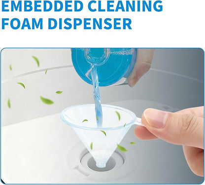 MAMADOU Foaming Shield Smart Toilet Special Foam Agent Cleaning Liquid Splash Control Deodorizing Toilet Cleaner For Fresh Comfortable Bathroom Environment 285ml 2Pack
