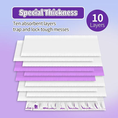 20 Pack Disposable Power Mop Pads for Swiffer Power Mop Pads, Compatible with Swiffer Power Mop Refills, Unscented Spray Replacement Floor Cleaning Refills for urface/Hardwood Floor Cleaning