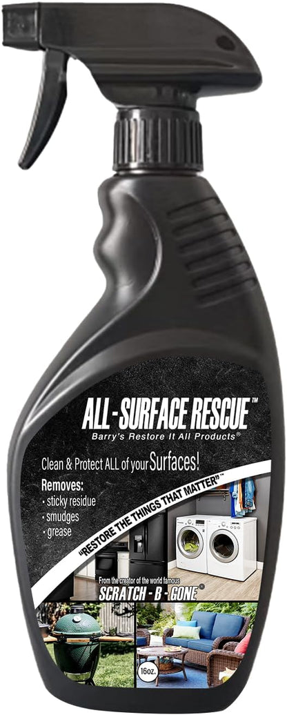Barry's Restore It All Products - All Surface Rescue Spray (16oz.) | The Perfect Cleaning Solutions for All Surfaces Found in Your Kitchen, Home and Appliances!