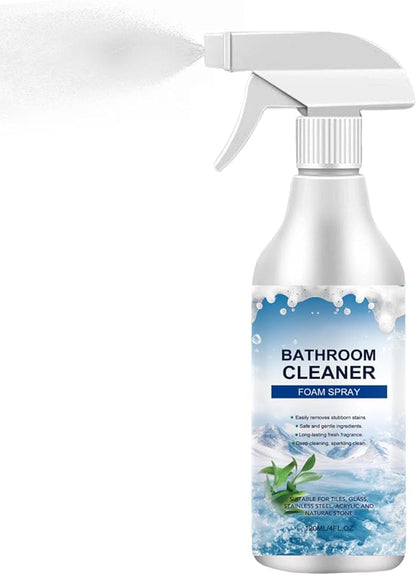 Foam - Bathroom Cleaner for Deep Cleaning | 120ML All Purpose Foaming Stain Remover with Powerful Descaling Action & Easy Spray Application for Toilet Bowls, Showers and Sinks