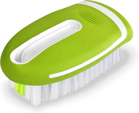Carpet and Upholstery Cleaning Brush, Stiff Bristle Carpet Detailing Scrubber Brush, Multi-Functional Car Detailing Scrub Brushes, Cleaning Brushes for Car and Home Couch Floor Mats (Green)