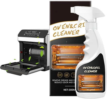 Baking Oven Cleaning Spray, With Powerful Stain Removal, 300ml, Kitchen Degreaser Spray, Microwave Grease Remover, Heavy-Duty Oven Cleaner, For Homeowners Families Renters Microwave Grill Stove