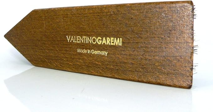 Valentino Garemi Cleaning Brush – Multi-Purpose Dry Cleaning Brush for Shoes, Carpet, Upholstery & Garments – Natural Bristles – Made in Germany