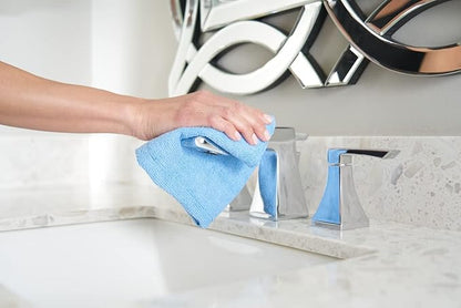 Quickie Microfiber Cleaning Cloth 14 X 14 inch, Blue, 12 Pack, All-Purpose Towel/Wiper for Multi-Purpose Indoor/Outdoor Cleaning/Dusting/Polishing on Kitchen/Bathroom/Auto SurfacesK (49012PDQ)