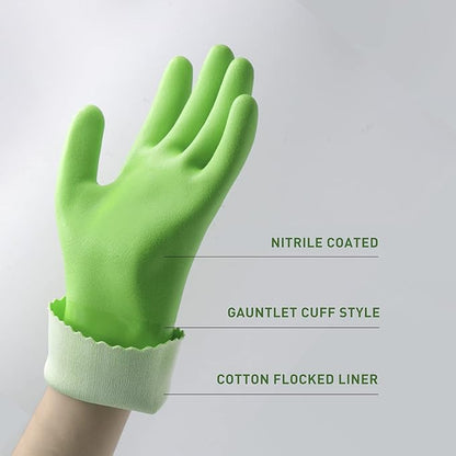 HANDLANDY Chemical Gloves, Heavy Duty Cleaning Gloves