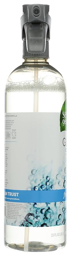 Seventh Generation Glass Cleaner, Free & Clear, 23 fl oz