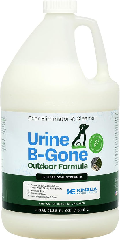 Urine B-Gone-OD Professional Pet Urine Enzyme Cleaner, Pet Yard Odor Eliminator for Artificial Grass, Concrete & More, 1 Gallon