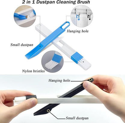 TuTuYa 11PCS Crevice Cleaning Brush, Small Gap Cleaning Brushes Set Ideal for Cleaning Kitchen, Bathroom,Window Grooves, Corners, Sinks, Washbasins, Faucets, Bathtubs, Stove and Tiles