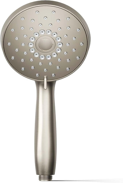 KOHLER K-22165-BN Forte® 2.5 GPM Multifunction Handshower, Shower Head with Handheld High Pressure, Katalyst Air-Induction, Powerful Spray, Vibrant Brushed Nickel