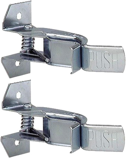 Heavy Duty Metal Gaint Spring Grip Clamp Tool Hanger Wall Orgainzer for Garage Closet Brooms and Mops Wall Mount Holder (Pack of 2)