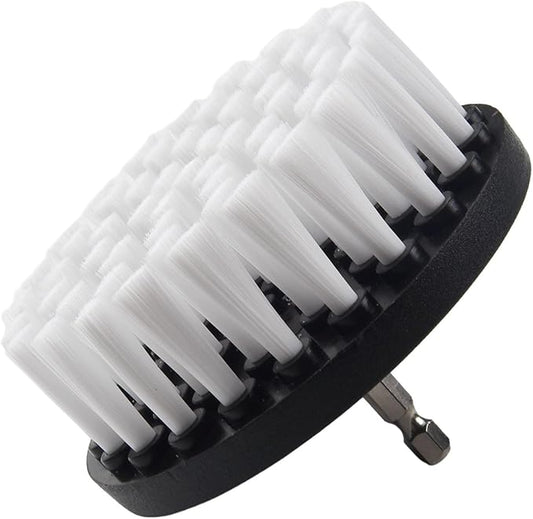 4 Inch Power Drill Brush for Carpet Leather Furniture Upholstery Cleaning Kitchen Bathroom Shower Car Tires Glass Cordless Drill Attachment