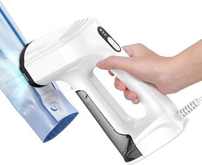 Sweepulire Vacuum Steamer for Clothes, 3500Pa Suction Handheld Clothes Steamer, 3 Modes, LED Display, Portable Travel Steamers for Clothes, Steaming & Ironing 2 In 1, 160ml Water Tank (for 110-120V)