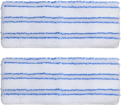 Washable Mop Cloths Compatible With Vaporflexi Brush For Eco Pro 3.0, 2 Pack, High-Absorption Reusable Cleaning Pads For Hard Floor Daily Wet Mopping