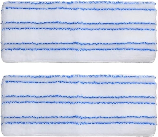 Washable Mop Cloths Compatible With Vaporflexi Brush For Eco Pro 3.0, 2 Pack, High-Absorption Reusable Cleaning Pads For Hard Floor Daily Wet Mopping