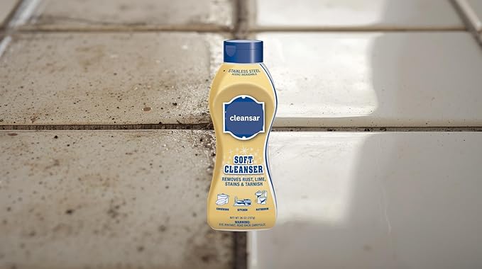 Soft Cleanser All-Purpose Cleaner – 3 Pack (26 oz Each) + microfiber cloth – Multi-Surface Cleaning Cream for Kitchen, Cookware & Bathroom Areas
