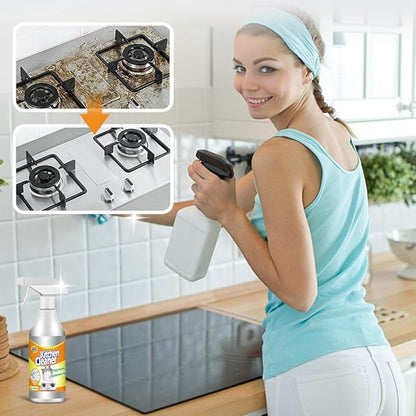 Kitchen Heavy Duty Cleaner Spray, 60ml Kitchen Foam Spray Cleaners, for Kitchens, Countertops, Range Hoods, Ovens (1)