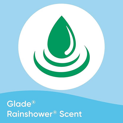 Windex Multipurpose Cleaner Disinfectant Spray Trigger Bottle, New Foaming Action Formula, Surface Cleaning Spray, Glade Rainshower Scent, 32 Fl Oz