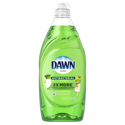2 Pk. Dawn Ultra Antibacterial Dishwashing Liquid, Apple Blossom 19.4 (38.8 Fl. Oz. Total)