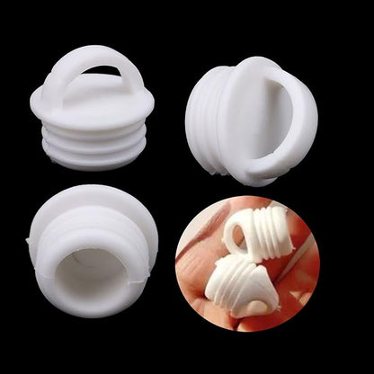10 Pack Mop Bucket Drain Plug Replacement End Cap Stopper Rubber Sealing Plugs with Ring Grip for Spin Flat Mops and Buckets System Water Tub Tubing Holes Bathtub Kitchen Bathroom