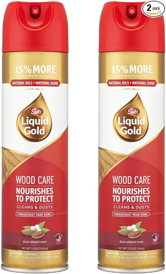 Scott's Liquid Gold Wood Cleaner and Polish, 11.5 oz, Two Pack