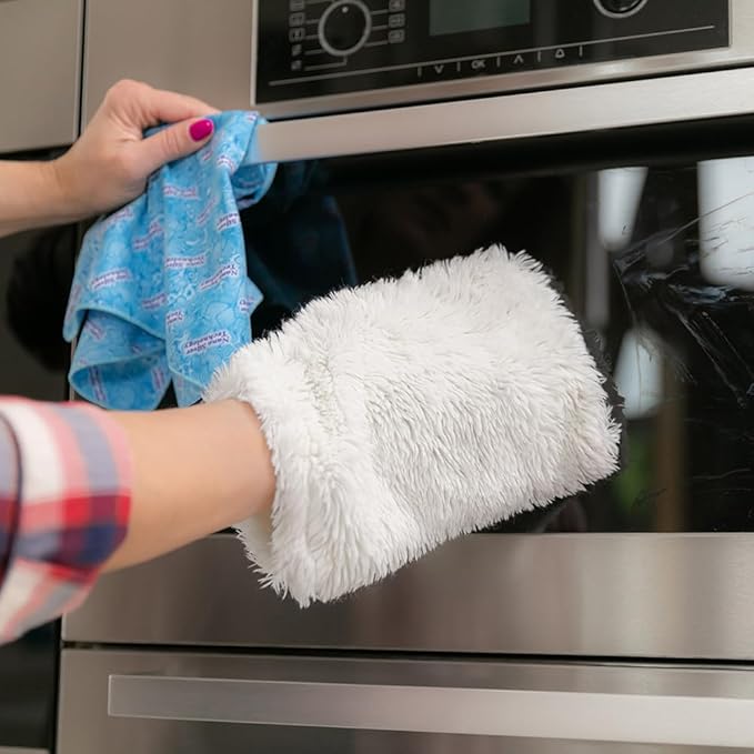Sunbeam Cloth – Multipurpose Reusable Cleaning Cloth for Glass, Furniture, Floors, and More (Blue, Small)