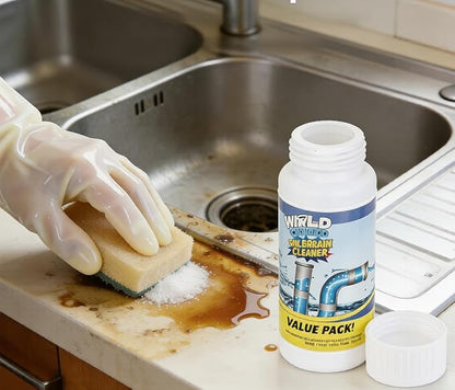 Wild Tornado Powerful Sink and Drain Cleaner High Efficiency - Drain Clog Remover Kitchen Sewer Power Pipe Channel Powder (4)