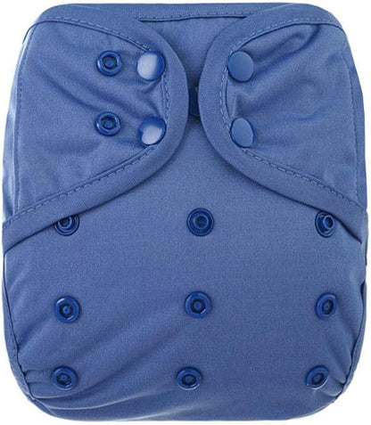 OsoCozy Newborn Reusable Cloth Diaper Covers - Adjustable Snap Fit & Double Leg Gussets for Baby Boys & Girls from 6-12 Pounds. Use with Prefold, Flat or Fitted Cloth Diapers or Snap-in Inserts