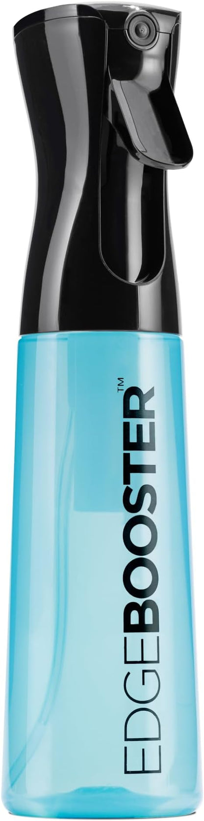 Style Factor Edge Booster Mist Spray Bottle for Hair (10.1oz/300ml) - Continuous Ultra Fine Mist Sprayer – For Hairstyling, Salons, Cleaning, Plants, Essential Oil & More - Light Blue