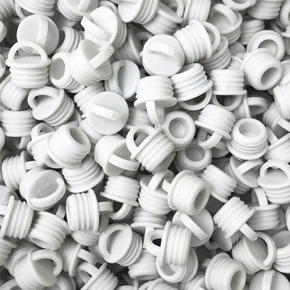 10 Pack Mop Bucket Drain Plug Replacement End Cap Stopper Rubber Sealing Plugs with Ring Grip for Spin Flat Mops and Buckets System Water Tub Tubing Holes Bathtub Kitchen Bathroom