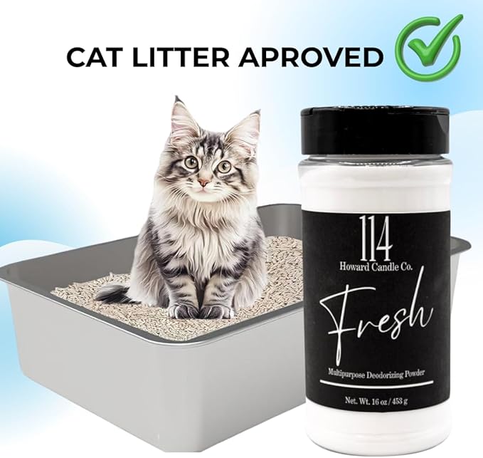 Carpet Deodorizer and Freshener Powder 16 oz Pet Odor Eliminator for Strong Odor and Pet Urine Fresh Linen Scent Safe for Homes with Kids and Pets