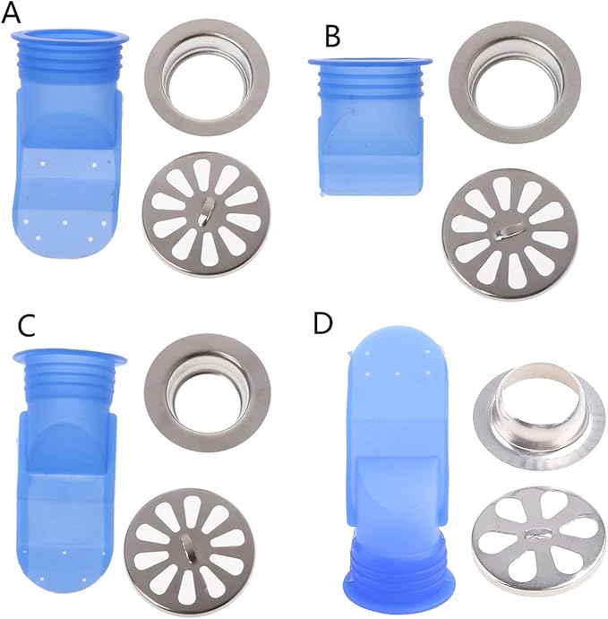 Bathroom Silicone Floor Drain Large Displacement Drain Strainers Deodorant Anti-blocking Drain Stopper