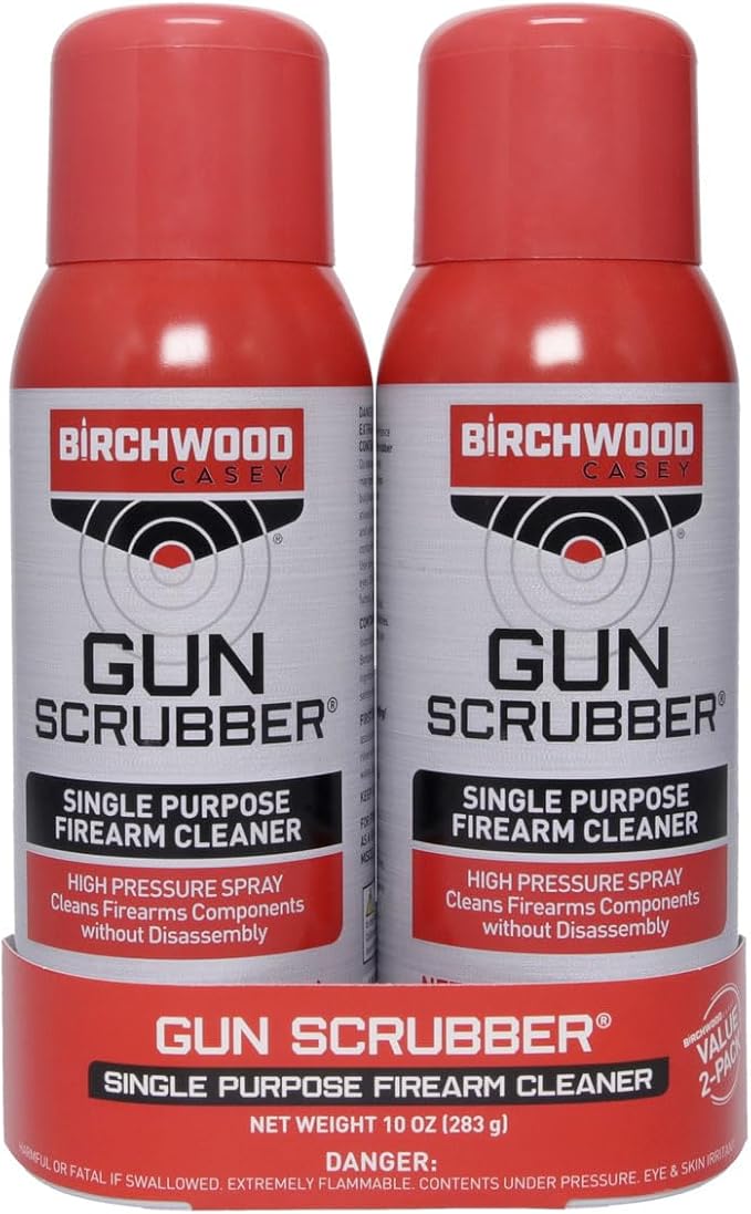 Birchwood Casey Gun Scrubber Single Purpose Gun Cleaner/Degreaser, Aerosol Spray for Gun Cleaning Without Disassembly