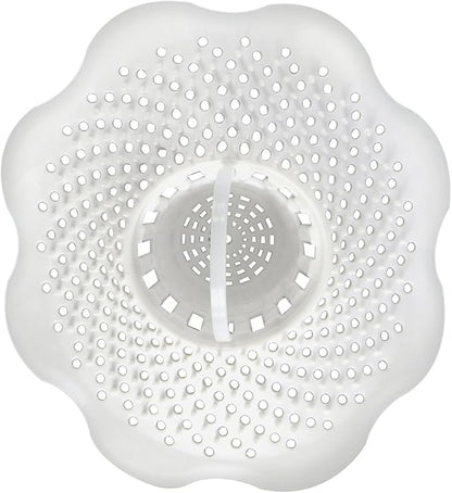 Danco 10306, Tub Protector Hair Cather and Strainer, Hair Drain Clog Prevention Drain Snake, Snare and Auger