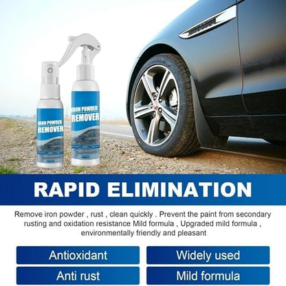Multi-functional Quick-acting Rust Removal Spray, 3.4Oz Portable Rust Remover Spray for Metal, Fast-Acting Formula & Easy Spray Application, Fast-Acting Oxidation for Bikes,Car,Metal (1pc*3.4oz)