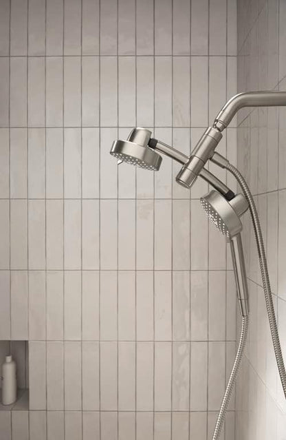 KOHLER K-23218-G-BN Awaken Shower Package, 2-in-One Combo, Multiple Spray Options, Vibrant Brushed Nickel
