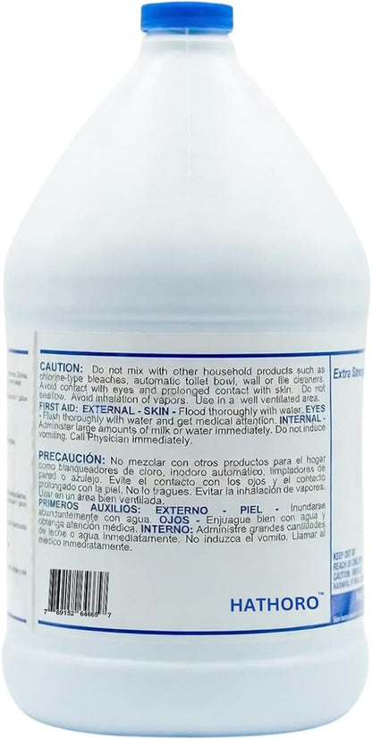 (4 Gallons) Clear Ammonia Cleaner Liquid, Multi-Surface Cleaning Solution | Removes Grease, Hard Water Stains and Odors - Multipurpose Kitchen Bathroom and Commercial Use - 1 Gallon, 4 Pack