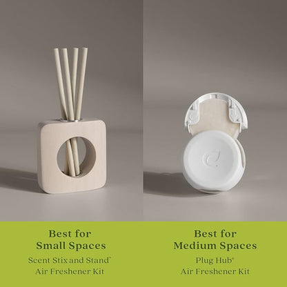 Enviroscent Non-Toxic Air Freshener Paper Refills - Compatible with Enviroscent Plug Hub® Warmer Kit - Home Fragrance Lasts Up to 90 Days - Sea Salt & Aloe Scent (Pack of 2)