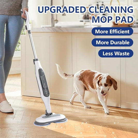 Upgrade S7000 Replacement Steam Mop Pads Kit for Shrak,S8201 S8001 S7001 S7201 S7000AMZ S7005 S7020 S7001C，All-in-One Hard Floor Steam Mop (4, Blue White)