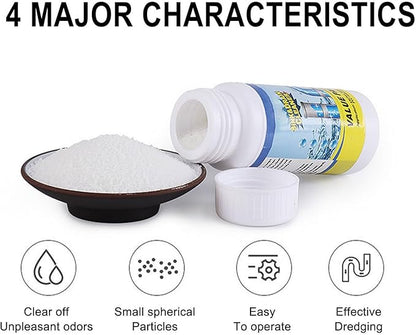 Sink and Drain Cleaner, Portable Powerful Pipe Cleaner, Cleaner Powder, Multi-Functional Foaming Pipe Unclogger, for Kitchen and Bathroom, Fast Acting Clog Remover (7)