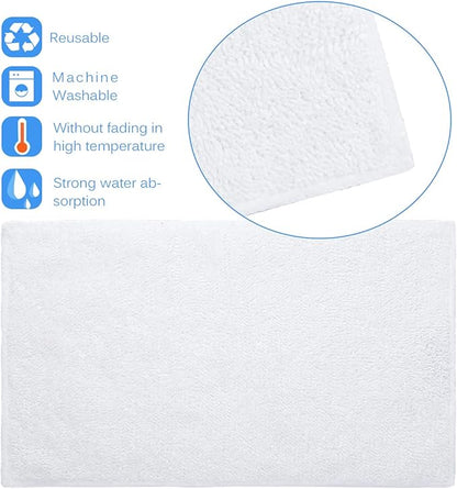 KEEPOW Steam Mop Pads Compatible with Light n Easy S3101 S7326 S3601 7688ANB 7688ANW 7618ANB 7618ANW Steam Cleaner(6 Pack)