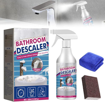 Bathroom Descaler Foam Cleaner, 2026 New Foam Spray Cleaner, Multipurpose Stubborn Stains Remover for Kitchen Bathroom, Hard Water Stain Remover for Home Use (1 Pcs)