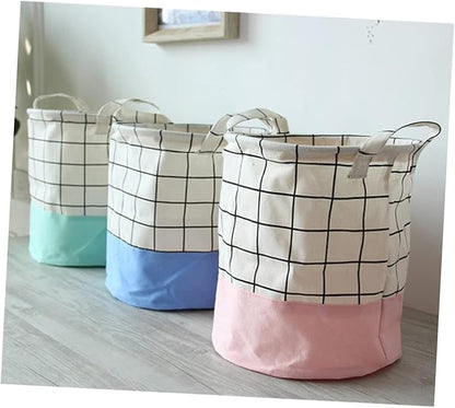 IMIKEYA Large Laundry Basket Wheels Collapsible Oxford Laundry Hamper Toy Storage Organizer for Bedroom