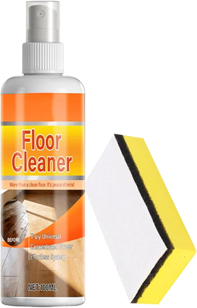 Floor Cleaner Spray, Pleasant Scent, 100ml, Laminate Cleaner, Wood Floor Spray, Enhances Home Comfort, For Living Room, Kitchen, Bedroom, Bathroom