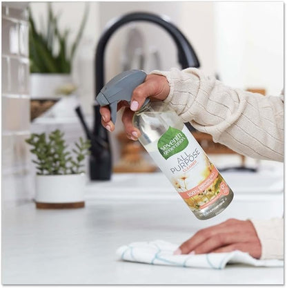Natural All-Purpose Cleaner, Morning Meadow, 23 Oz Trigger Spray Bottle, 8/Carton